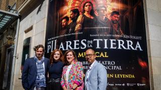 Presentación del musical 'Los Pilares de la Tierra' en Zaragoza.