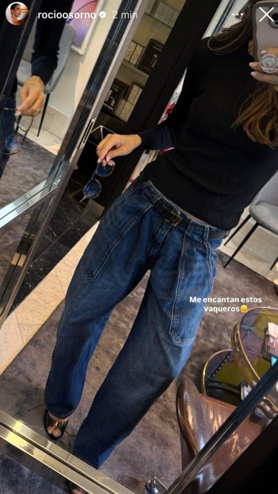 Rocío Osorno, en un 'story' de Instagram.