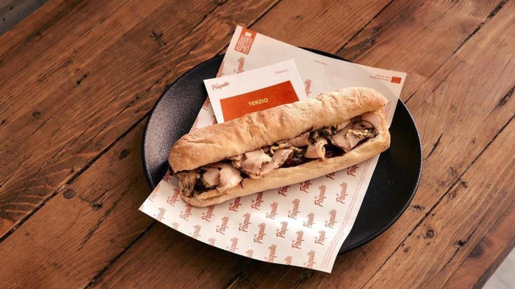 El bocadillo de corchetta de Terzio (Madrid).