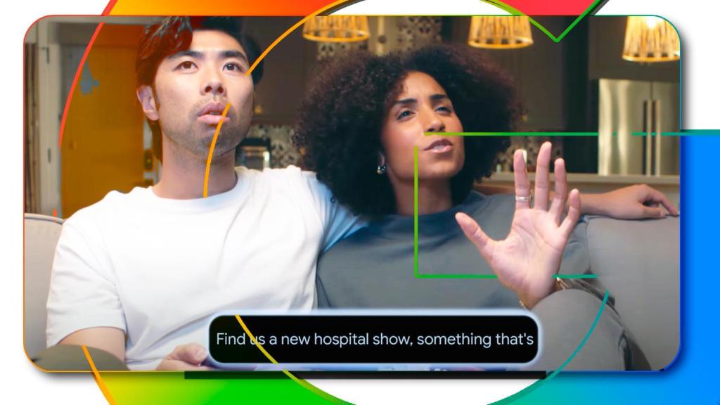 Fotomontaje inspirado en Google TV