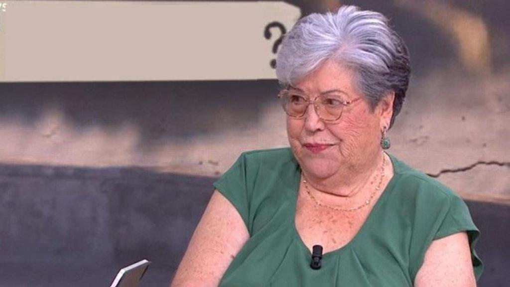 Lola Prieto, viuda, en el programa de Sonsoles Ónega.