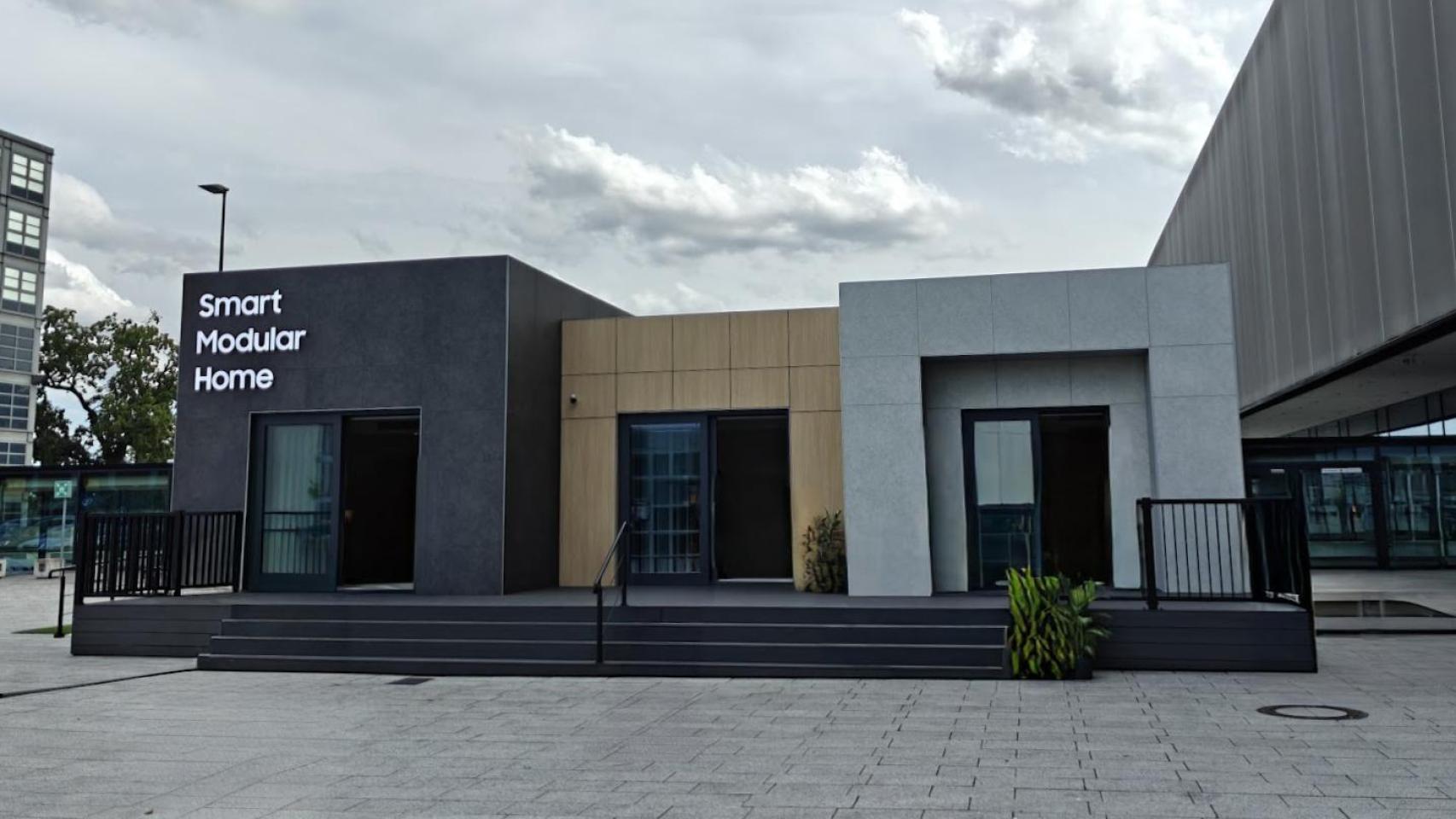 Exterior de la casa prefabricada de Samsung