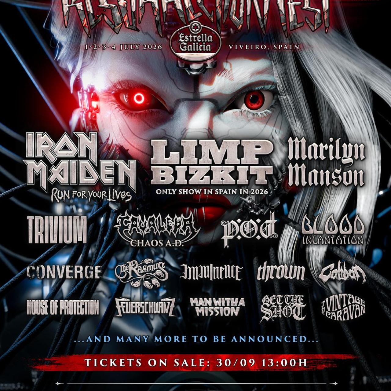 Cartel Resurrection Fest Estrella Galicia 2026