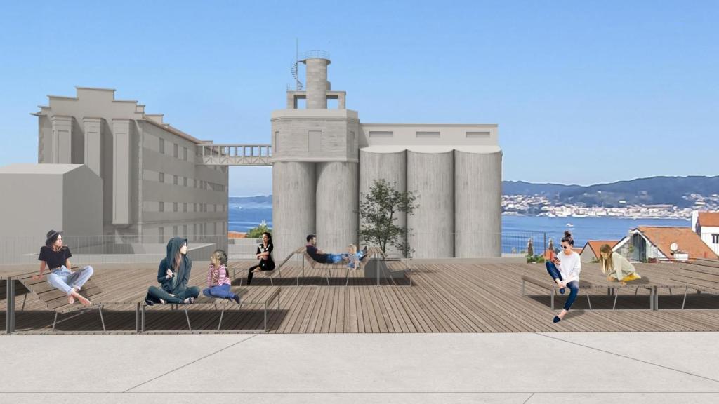 Nuevo mirador de Praza do Rei