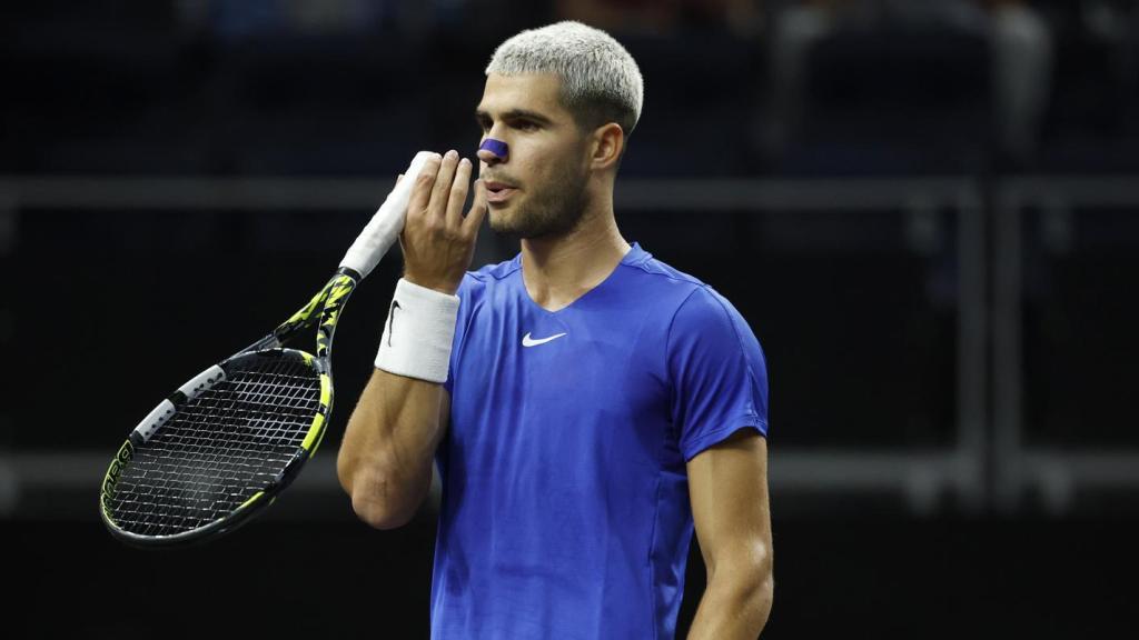 Carlos Alcaraz, en la Laver Cup