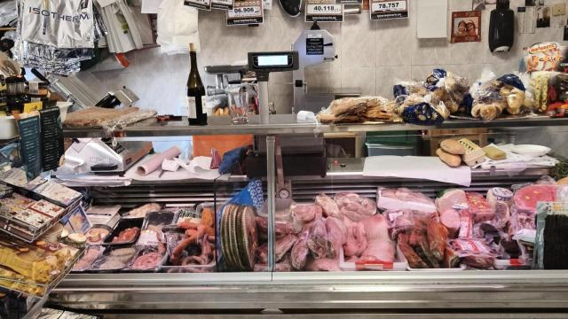 Interior del supermercado.