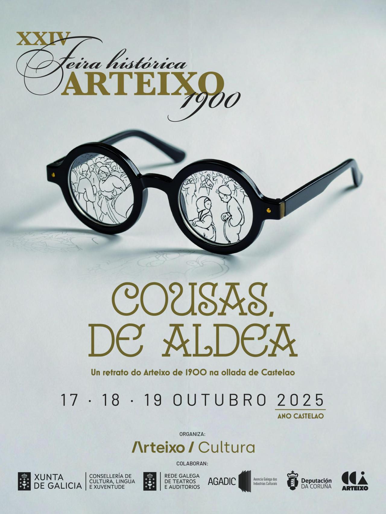 Cartel XXIV Feira Histórica de Arteixo 1900.