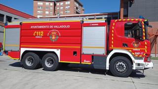 Imagen de archivo de un camión de los Bomberos de Valladolid