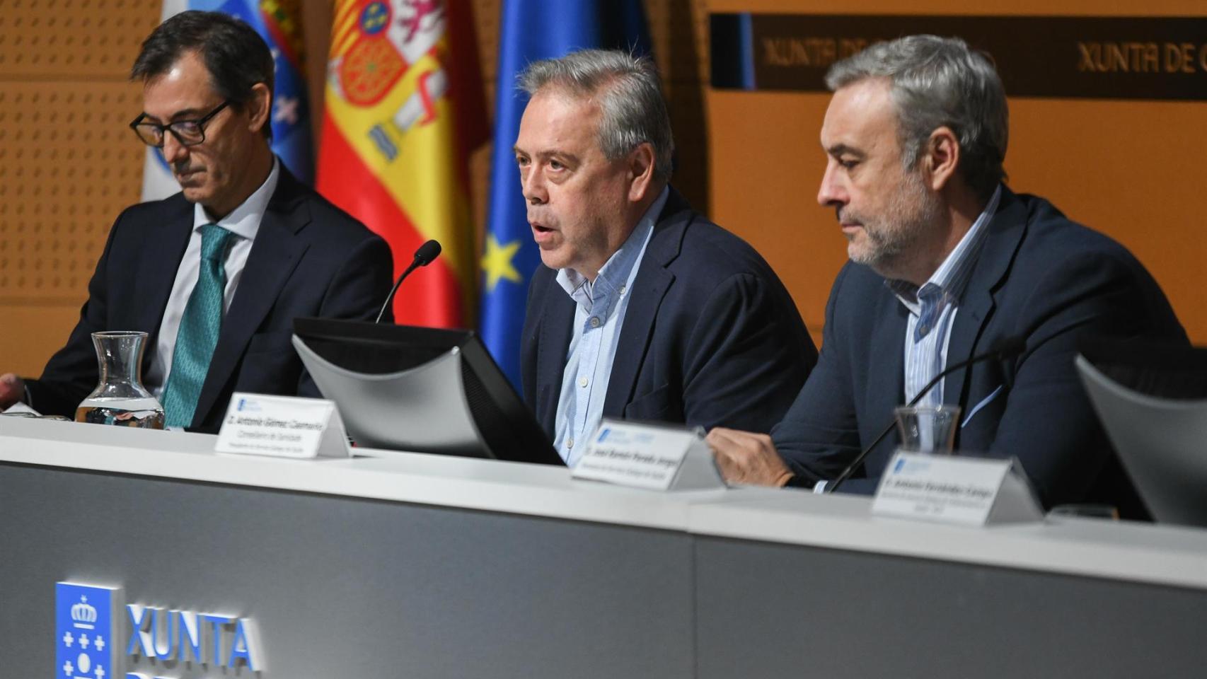 El conselleiro de Sanidade, Antonio Gómez Caamaño.