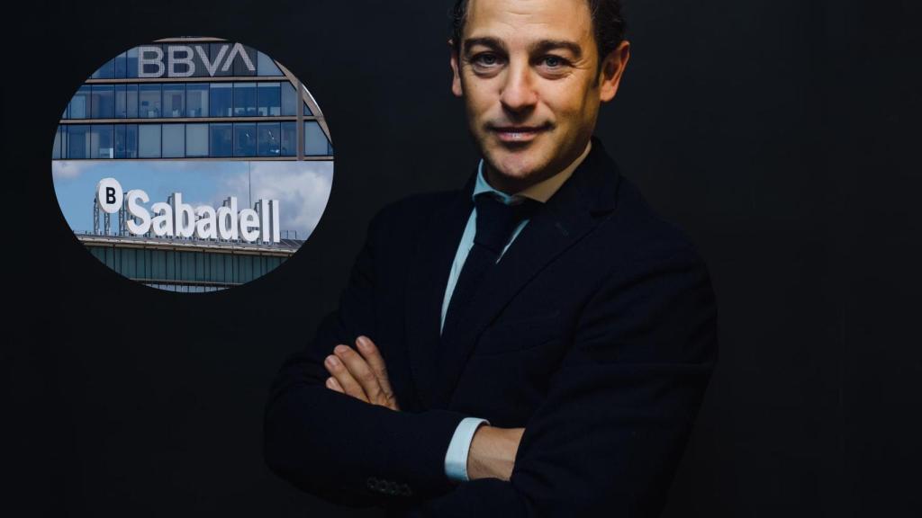 Montaje de Soly Sakal con BBVA y Sabadell.