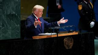 El presidente de Estados Unidos, Donald Trump, se dirige a la 80ª Asamblea General de Naciones Unidas.