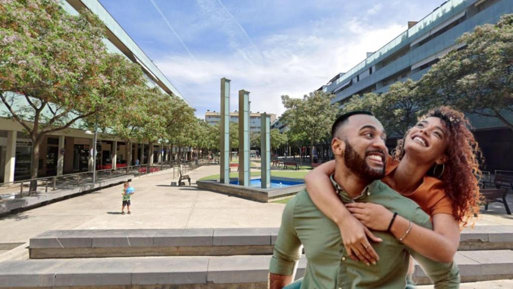 Cuarte y una pareja joven.