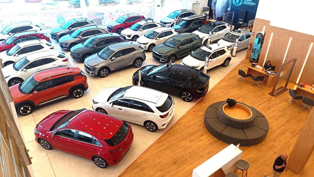 La exposión de Ruedatur con los vehículos de la promoción