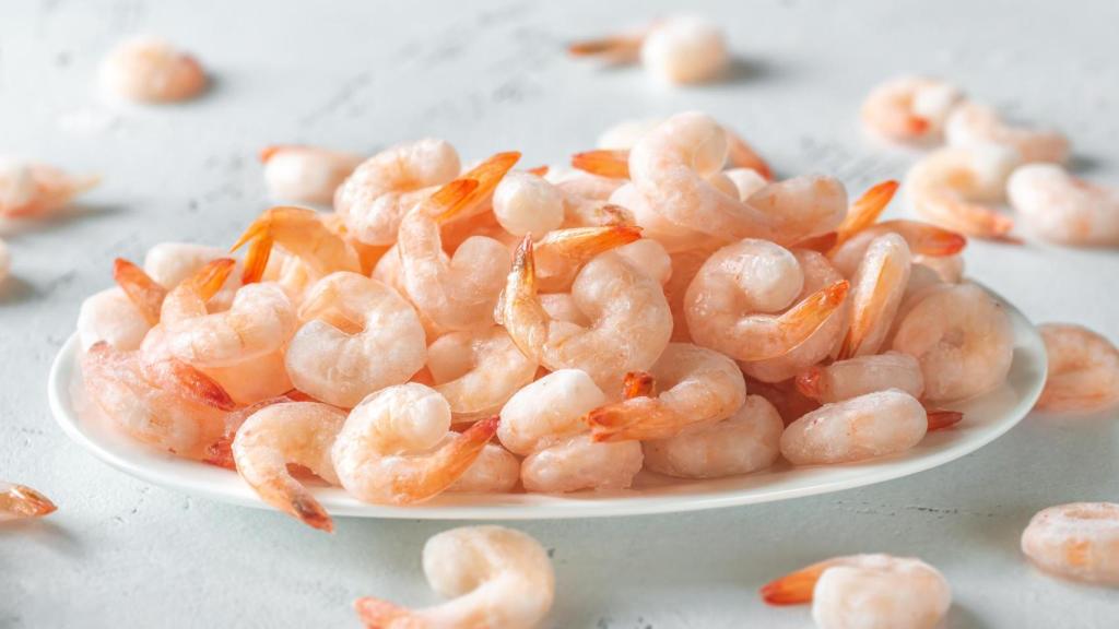 Gambas congeladas.
