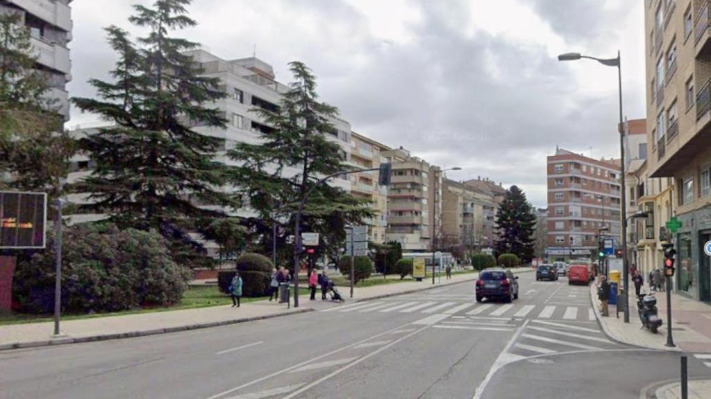 Imagen de la avenida de Portugal de Zamora