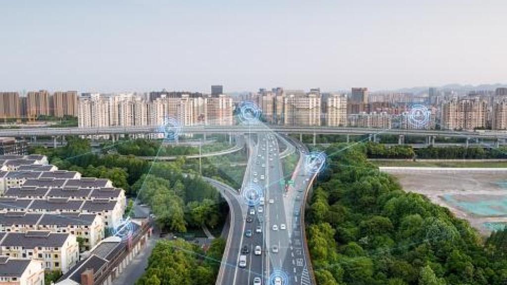 Imagen de vehículos conectados.