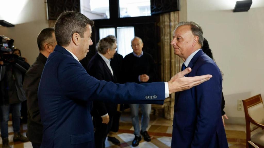 Carlos Mazón y Salva Navarro, en una imagen reciente. Efe