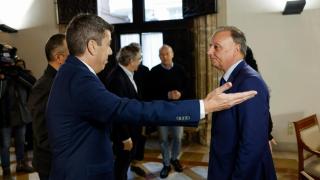 Carlos Mazón y Salva Navarro, en una imagen reciente. Efe