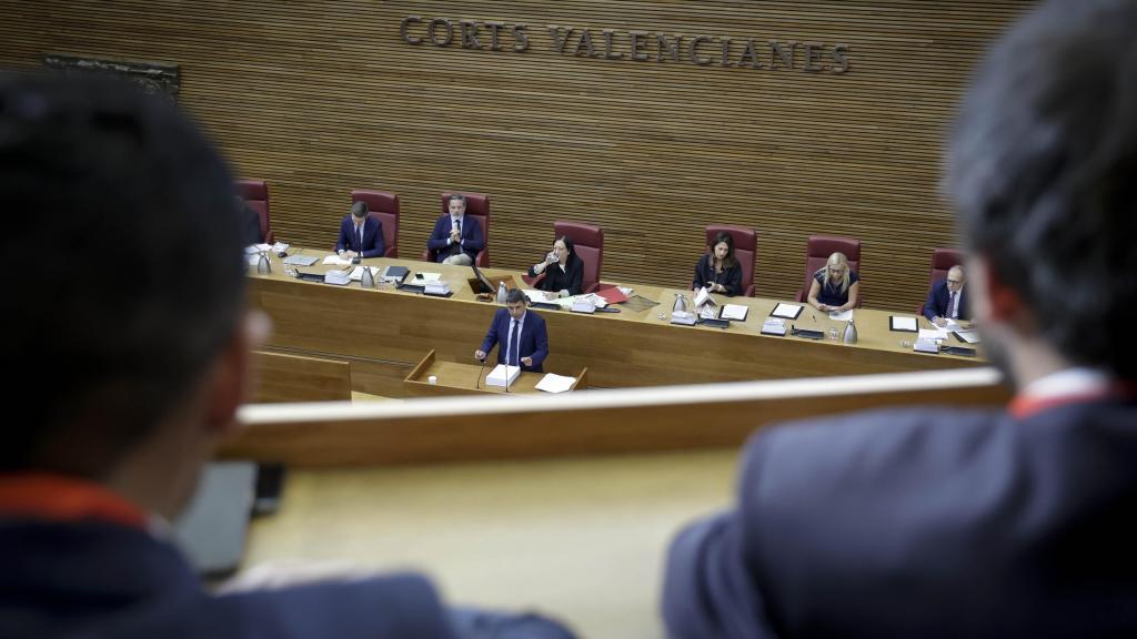 Una de las intervenciones de Carlos Mazón en el Debate de Política General. Corts Valencianes / José Cuellar