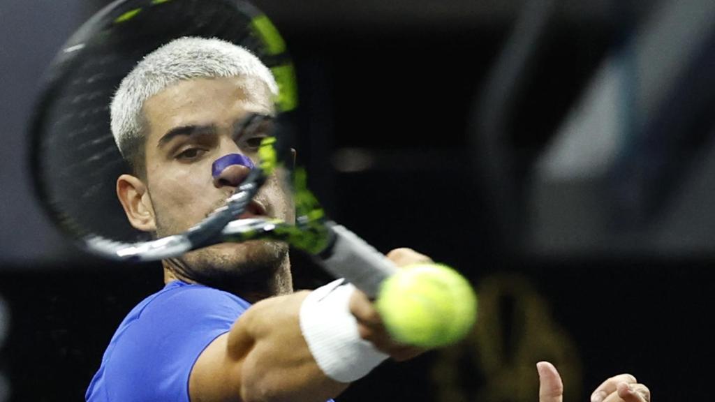 Carlos Alcaraz, en la Laver Cup