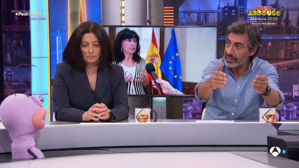 Rosa Belmonte y Juan del Val en 'El Hormiguero'.