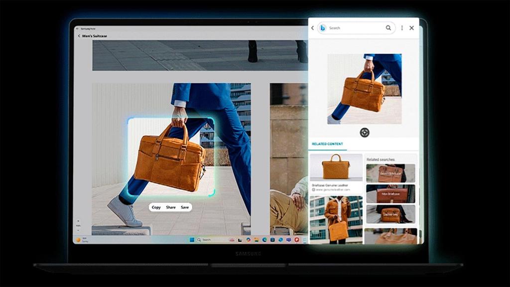 AI Copilot en un portátil de Samsung