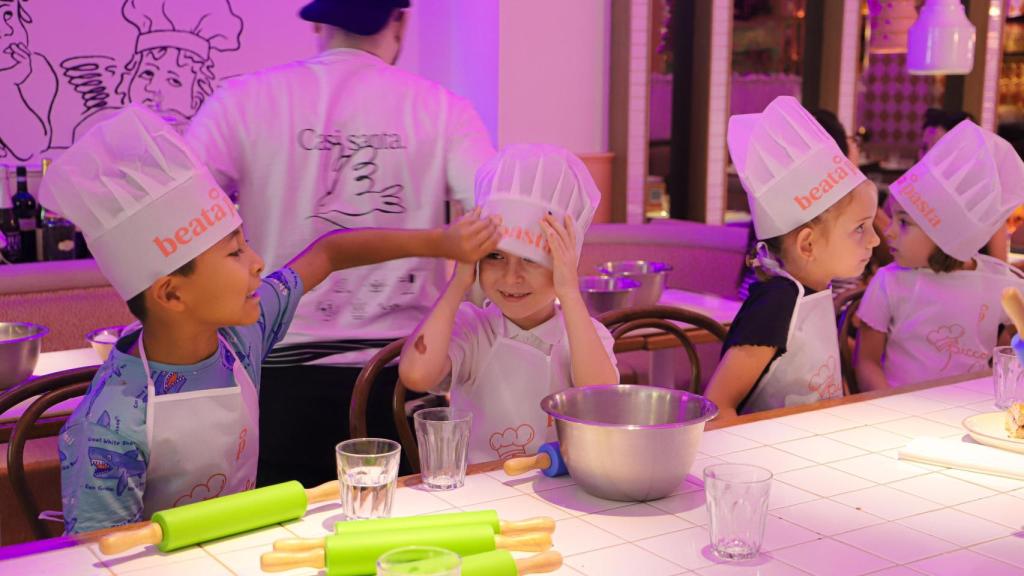 Taller infantil en Beata Pasta.
