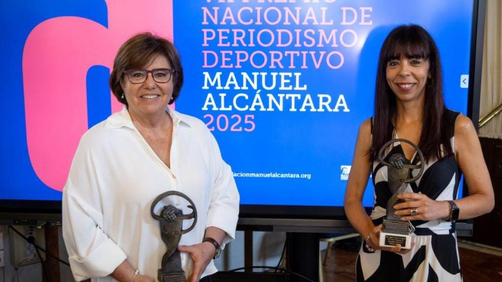 María Escario y Begoña Fleitas, VII premio nacional de periodismo deportivo Manuel Alcántara