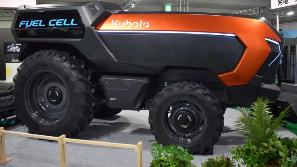 El primer tractor autónomo de hidrógeno de Kubota