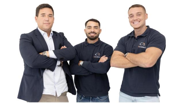 Edu García de los Ríos, Francisco Manuel López Usina y Pablo Juárez, los tres socios al mando de Edommo.