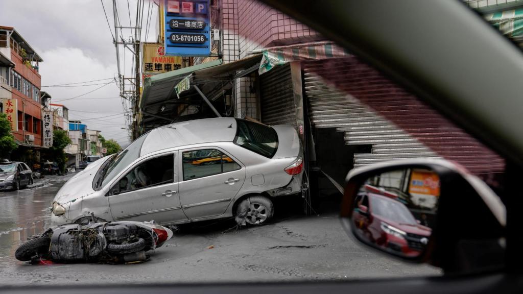 Daños causados por el supertifón 'Ragasa' en Taiwán.