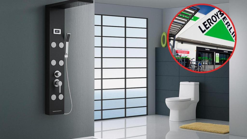 La columna de ducha más buscada la tiene Leroy Merlin.