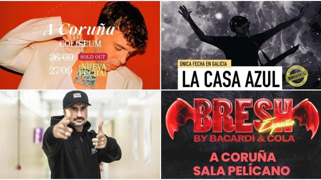 Quevedo, Noites do Porto y Bresh Party: Los eventos que no te puedes perder este fin de semana en A Coruña