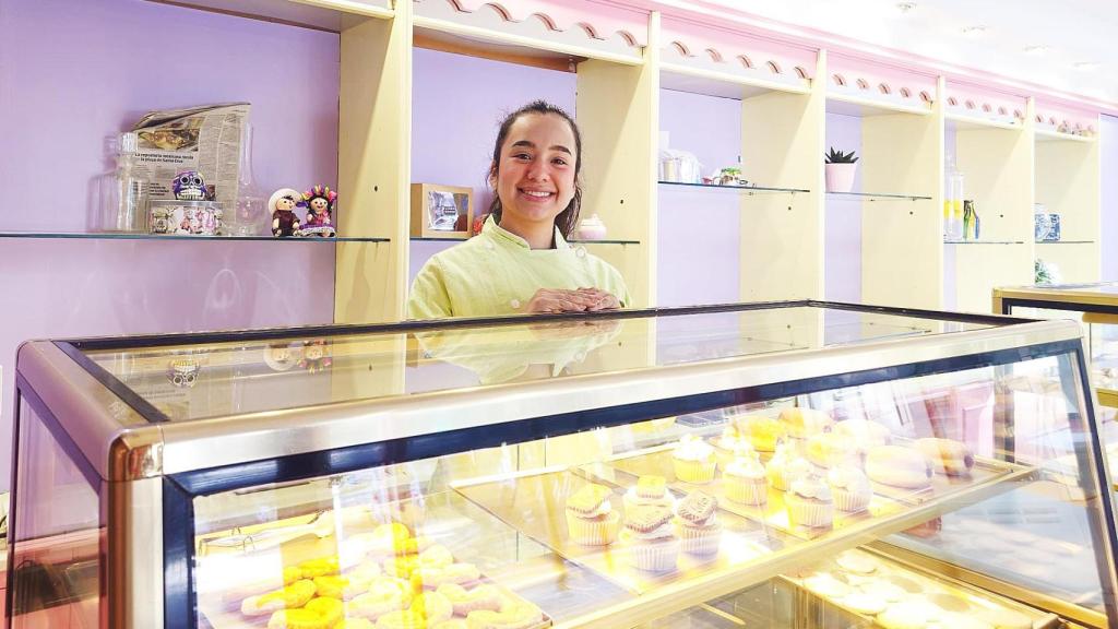 Imagen de Fernanda en su nuevo negocio de Valladolid