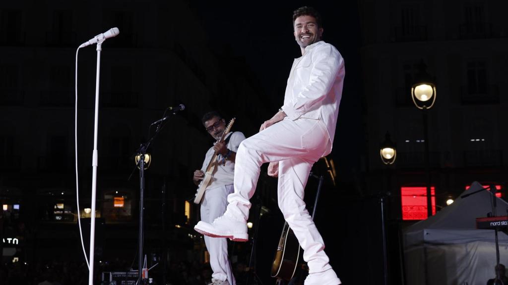 Pablo Alborán en el showcase.