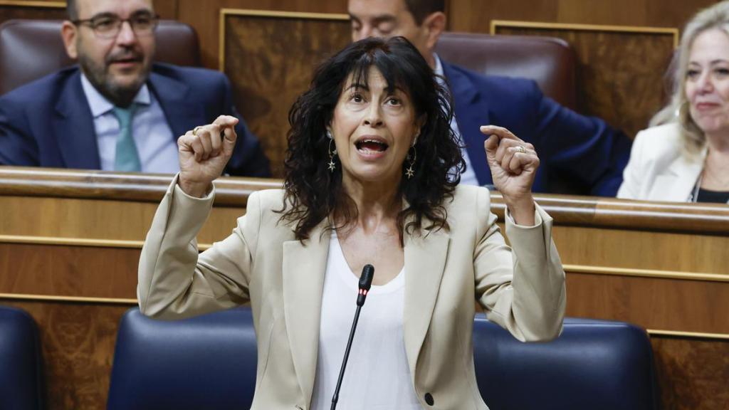 La ministra de Igualdad, Ana Redondo, este miércoles en el Congreso.