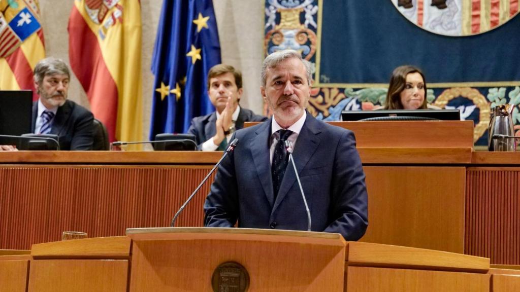 Jorge Azcón, en el Debate del Estado de la Comunidad de 2025