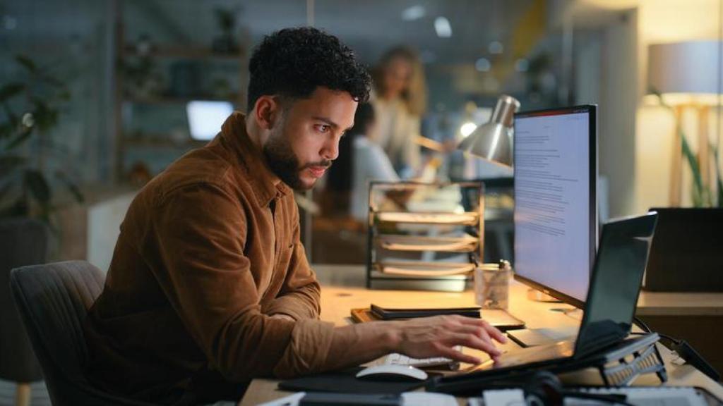 Imagen de ilustración de una persona trabajando.