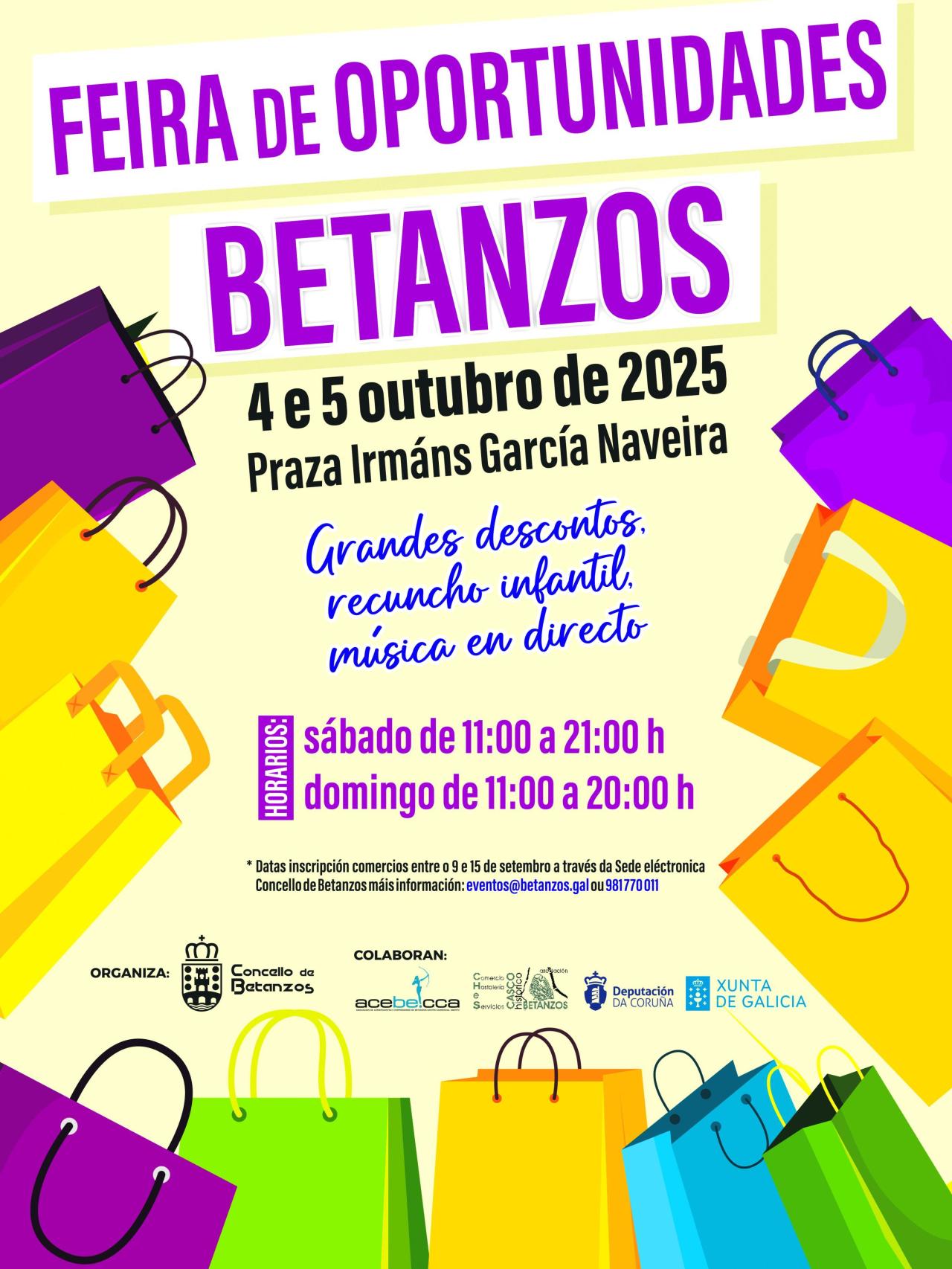 Feira de Oportunidades de Betanzos.