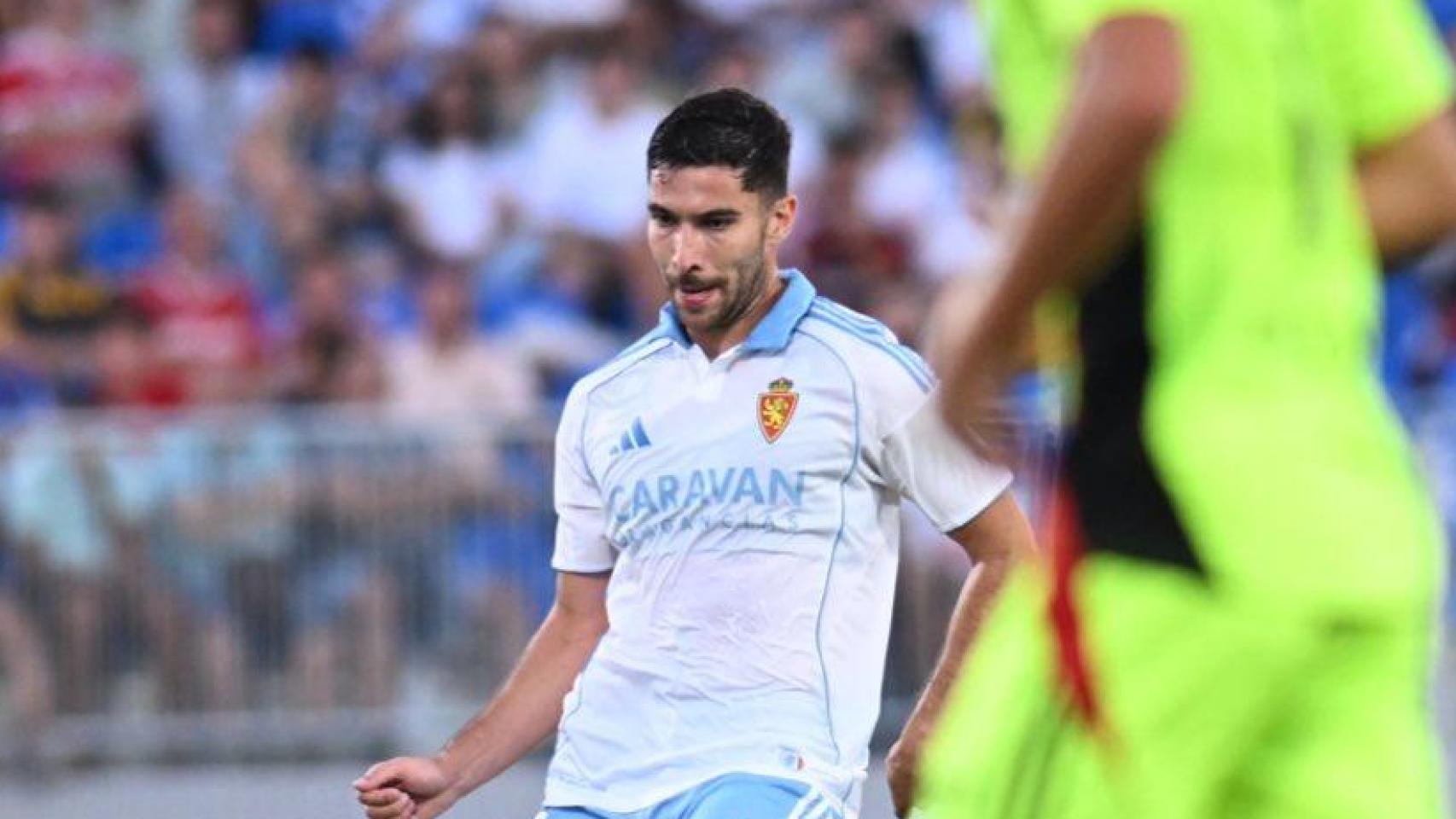 Tachi, con el Real Zaragoza.