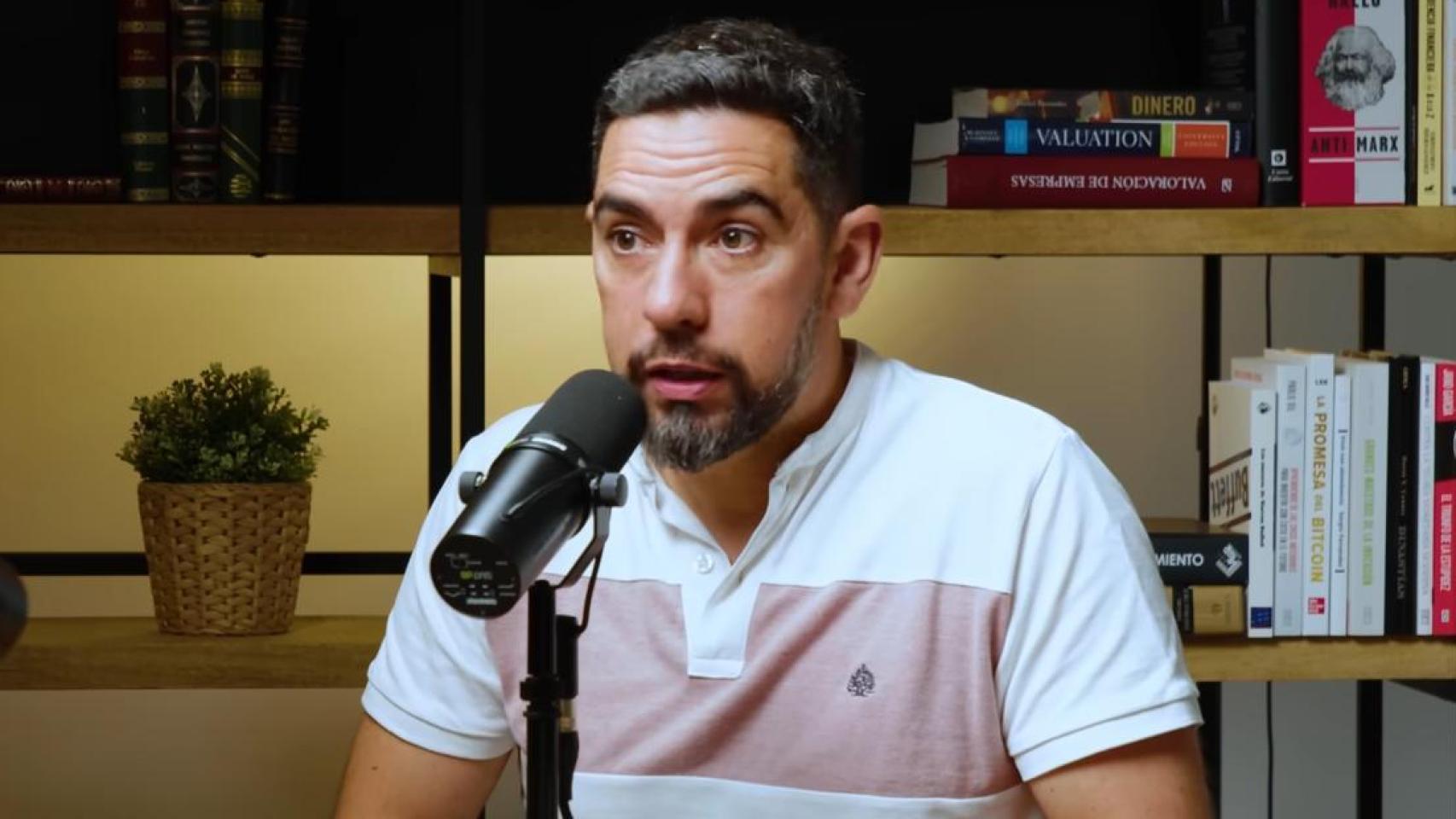 El abogado David Jiménez en un vídeo de YouTube (captura).