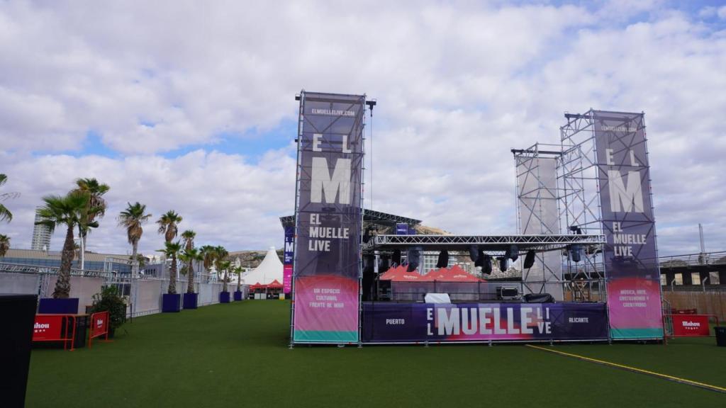 El recinto de El Muelle Live.