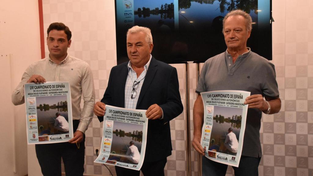 l diputado de Juventud y Deportes, Juan del Canto; el alcalde de Villaralbo, Santiago Lorenzo; y el presidente del Comité de Agua Dulce de la Federación de Pesca, Paulino Cobreros