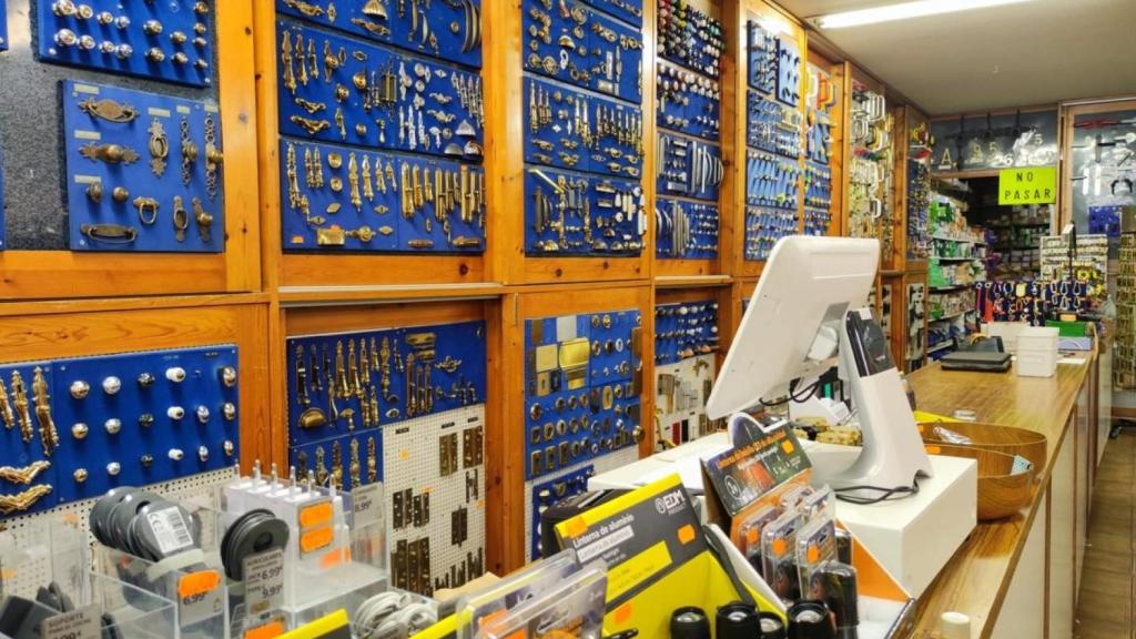Parte de la sección de ferretería de Marlo.