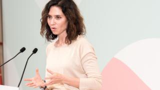 Isabel Díaz Ayuso durante un acto.