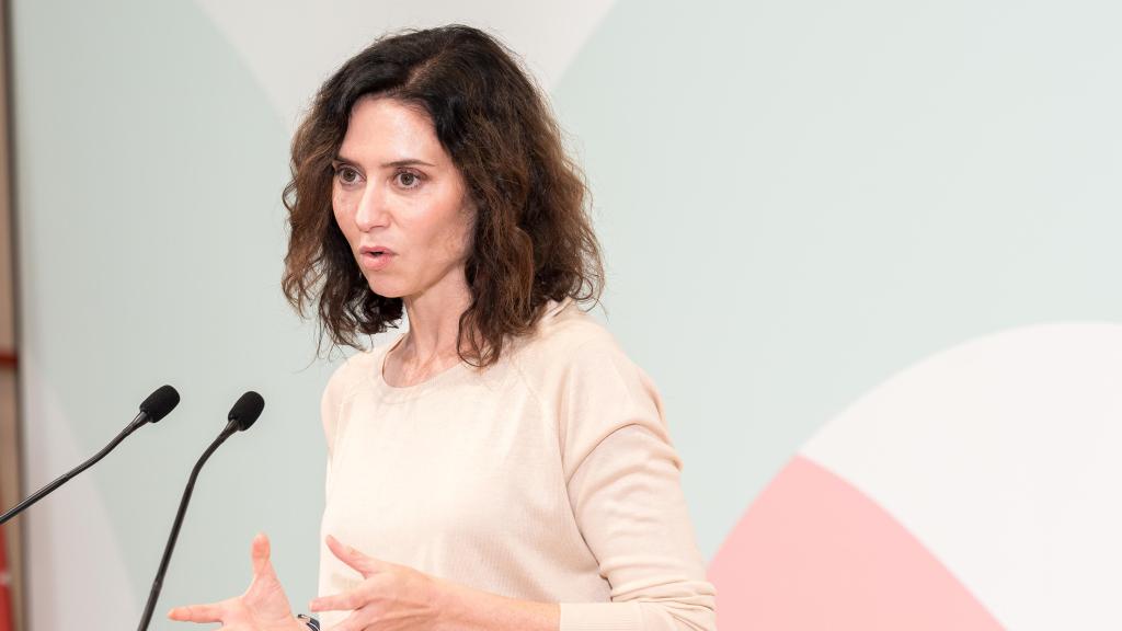 Isabel Díaz Ayuso durante un acto.