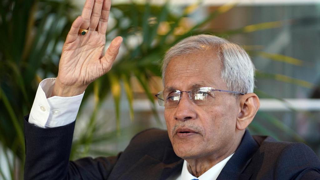 Sundeep Waslekar durante la entrevista.