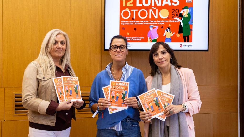 La concejal delegada de Juventud, en la presentación de la programación esta mañana.oza