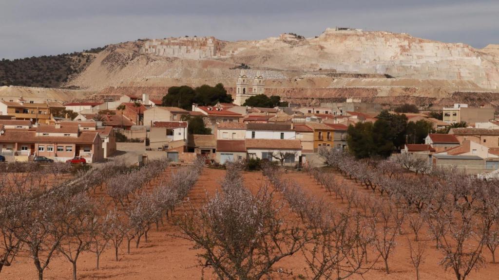 La localidad alicantina de Algueña.