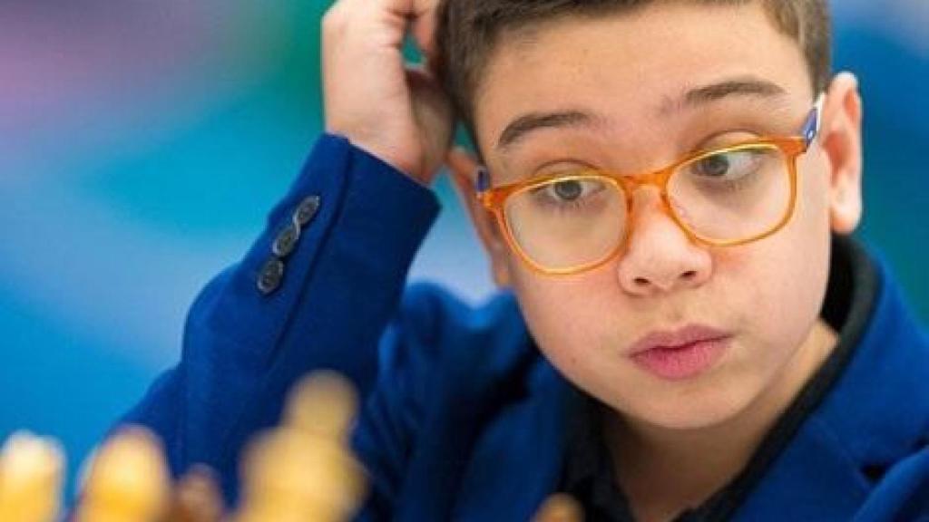 Faustino Oro, el reconocido ajedrecista de once años